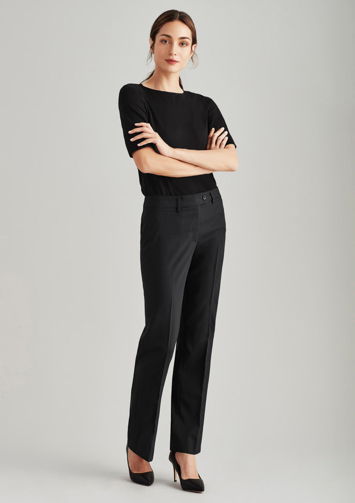 Biz Corporates Womens Comfort Wool Stretch Relaxed Pant (14011)
