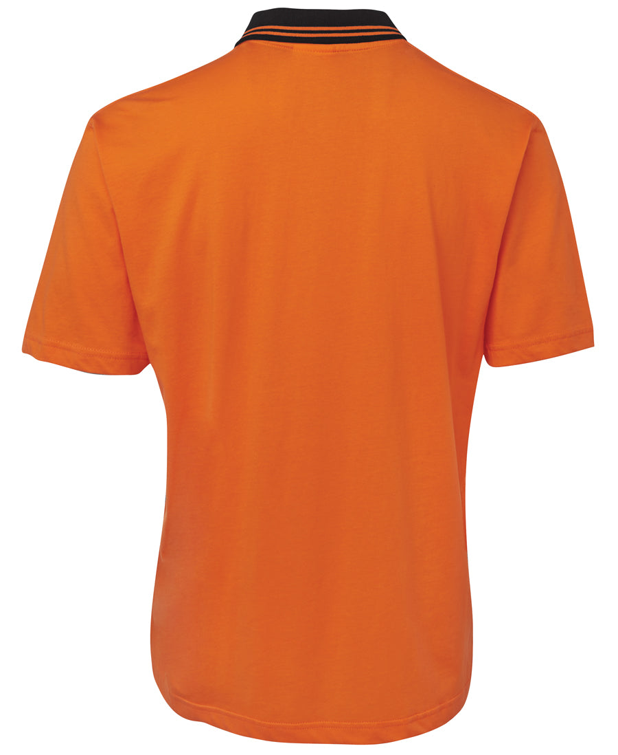 Jb's Hi Vis Short Sleeve Cotton Polo - Adults (6CPHV)