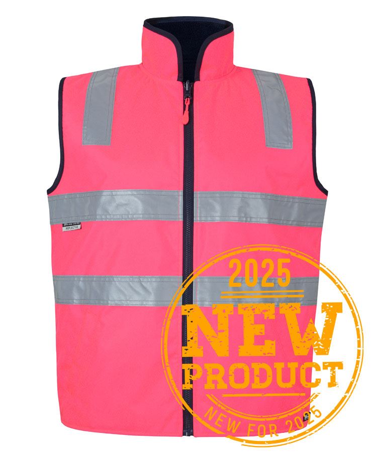 JB's Hi Vis (D+N) Reversible Vest - Adults (6D4RV)