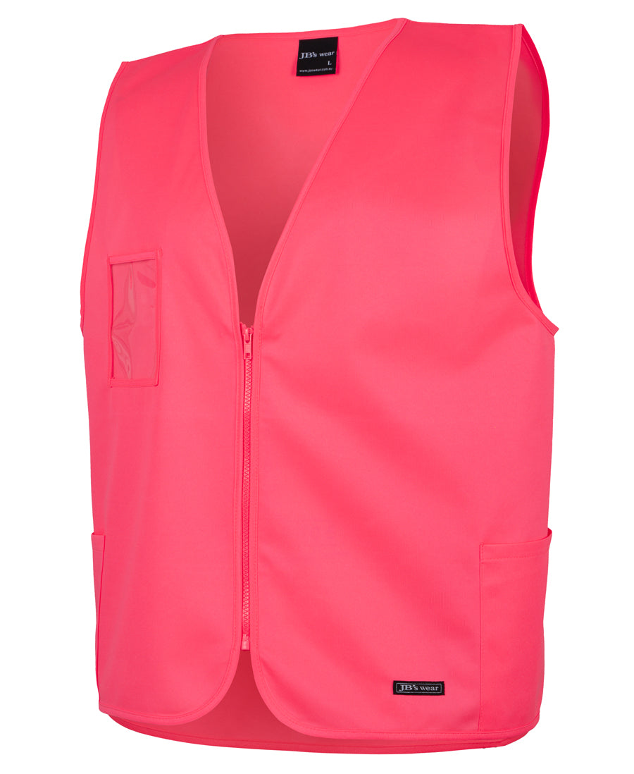 JB'S HI VIS Zip Safety Vest (6HVSZ)