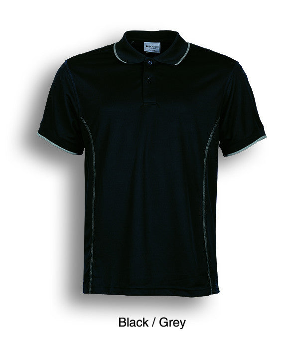 Bocini Ladies Stitch Feature Essential Short Sleeve Polo -(CP0920)