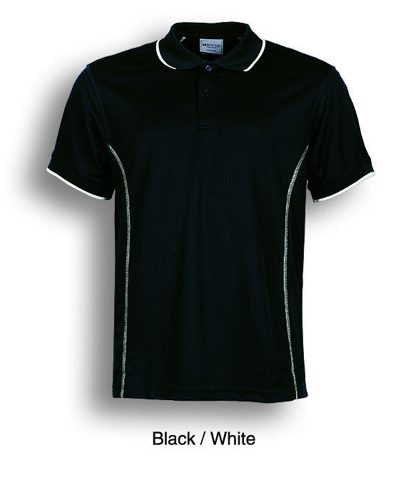 Bocini Ladies Stitch Feature Essential Short Sleeve Polo -(CP0920)