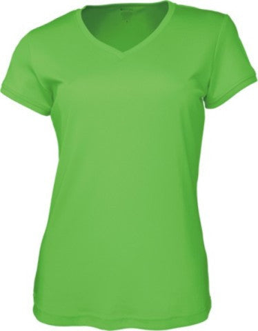 Bocini Ladies Brushed V-neck Tee Shirt-(CT1418)