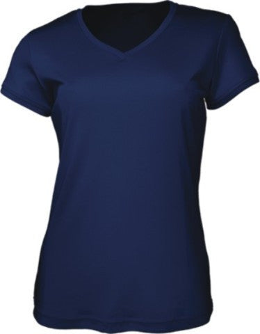 Bocini Ladies Brushed V-neck Tee Shirt-(CT1418)