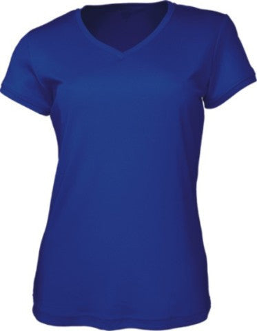 Bocini Ladies Brushed V-neck Tee Shirt-(CT1418)