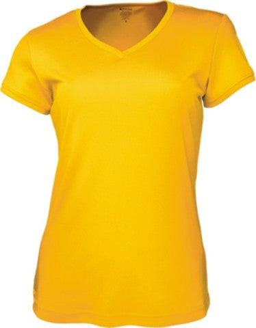 Bocini Ladies Brushed V-neck Tee Shirt-(CT1418)