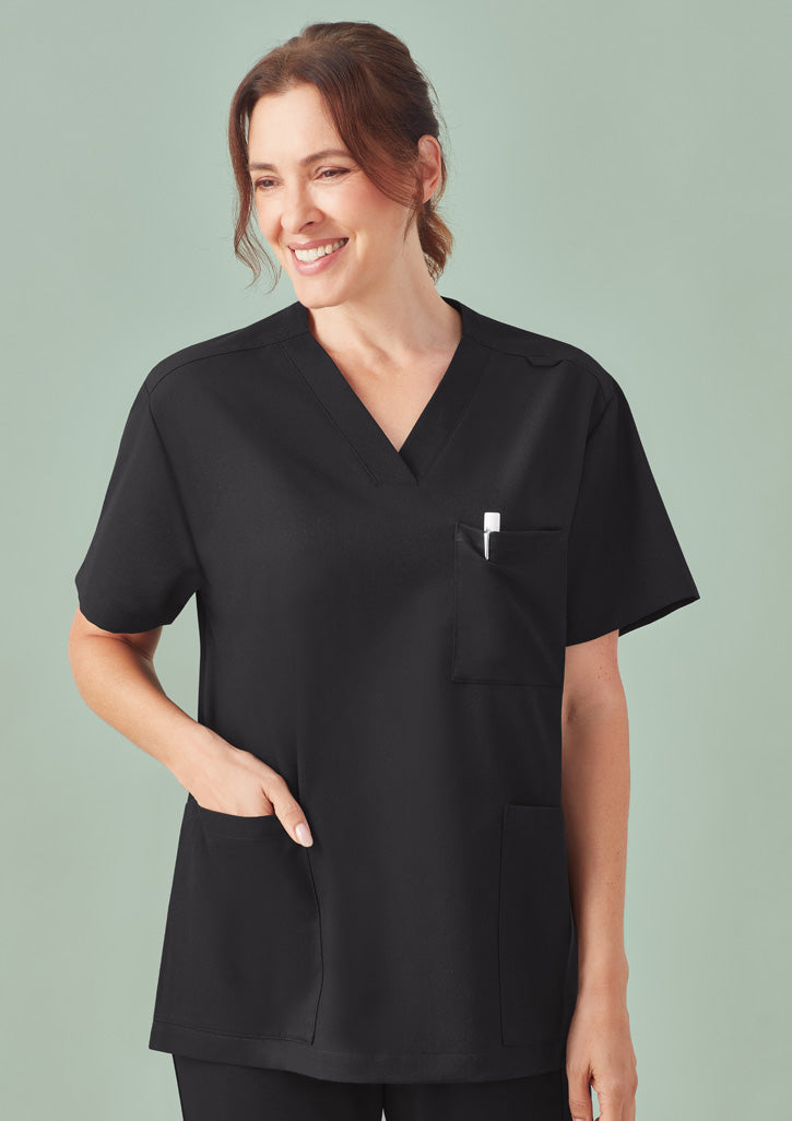 Biz Care Unisex Pulse V-Neck Scrub Top (CU544US)