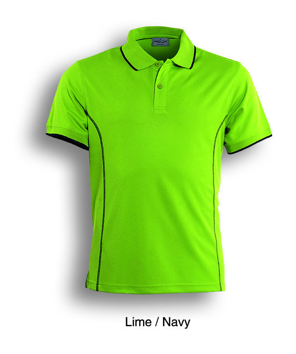 Bocini Ladies Stitch Feature Essential Short Sleeve Polo -(CP0920)