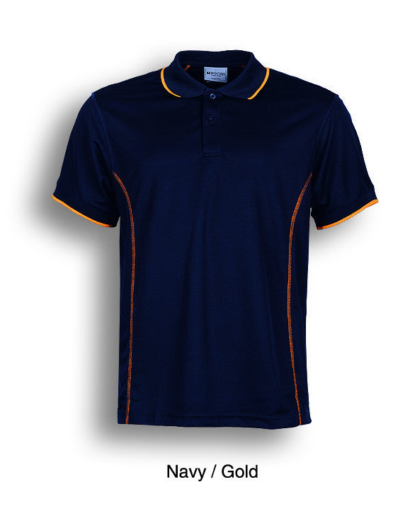 Bocini Ladies Stitch Feature Essential Short Sleeve Polo -(CP0920)