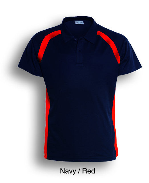 Bocini Kids Team Essentials Short Sleeve Contrast Panel Polo-(CP0939)