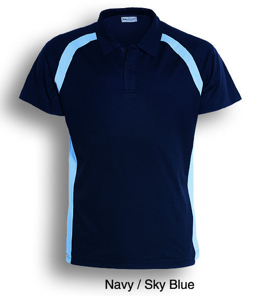 Bocini Kids Team Essentials Short Sleeve Contrast Panel Polo-(CP0939)