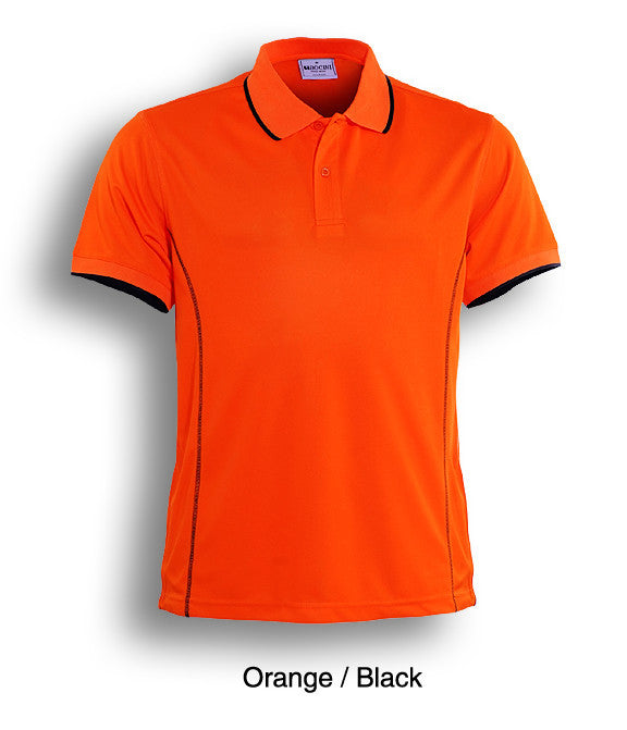 Bocini Ladies Stitch Feature Essential Short Sleeve Polo -(CP0920)