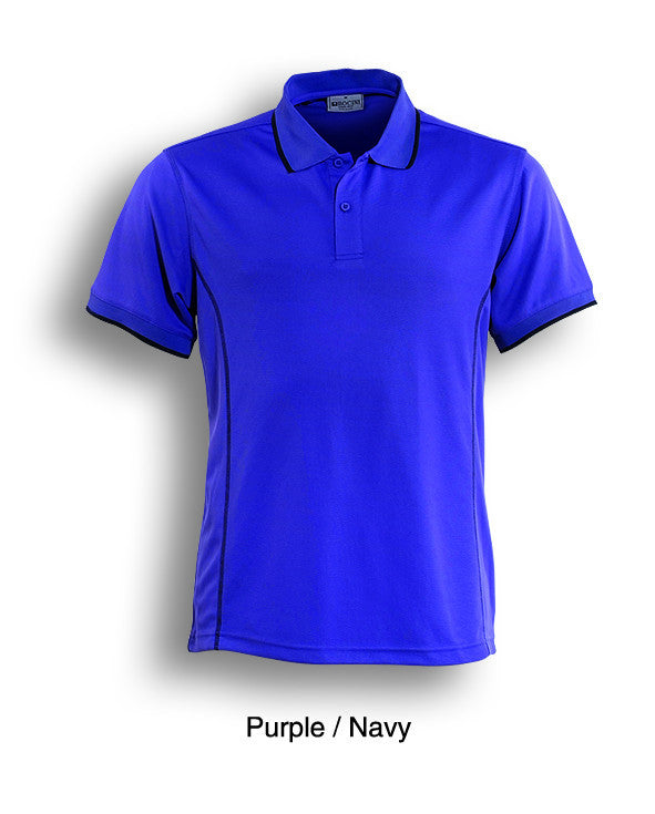 Bocini Ladies Stitch Feature Essential Short Sleeve Polo -(CP0920)