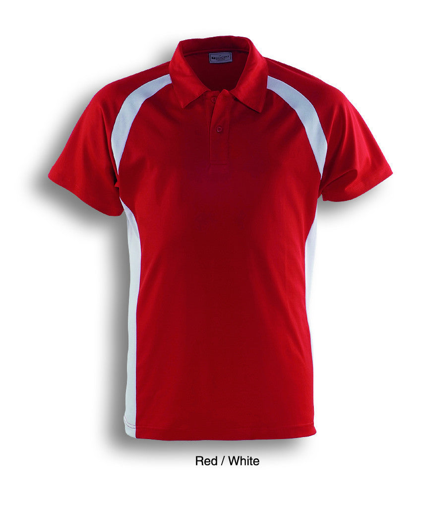 Bocini Kids Team Essentials Short Sleeve Contrast Panel Polo-(CP0939)