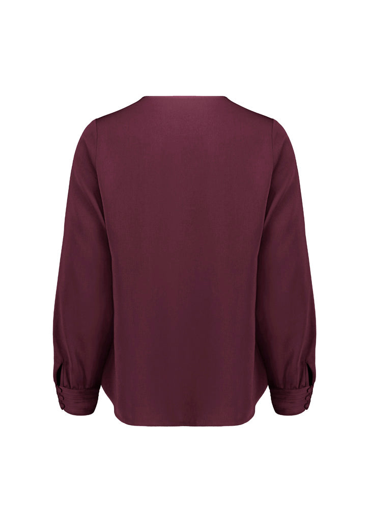 Biz Corporate Womens Evelyn Long Sleeve Blouse (RU569LL)