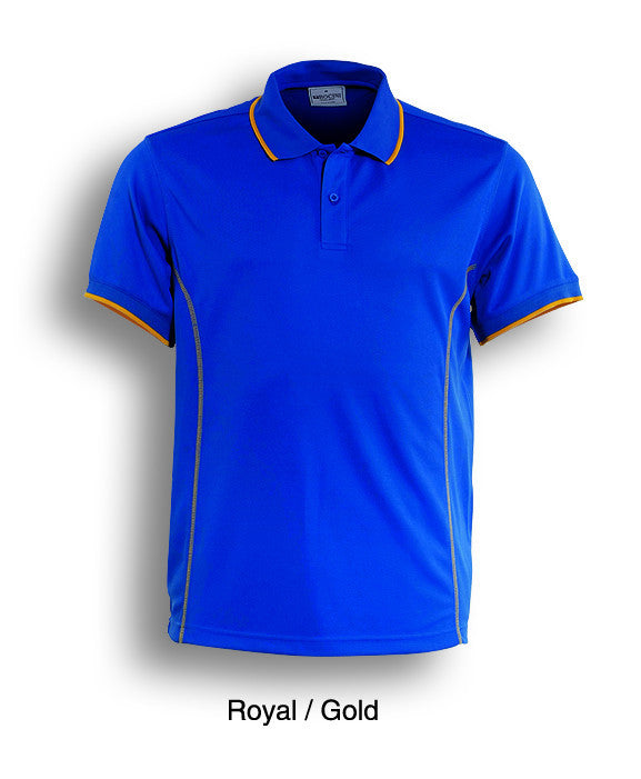 Bocini Ladies Stitch Feature Essential Short Sleeve Polo -(CP0920)