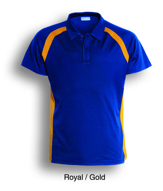 Bocini Kids Team Essentials Short Sleeve Contrast Panel Polo-(CP0939)