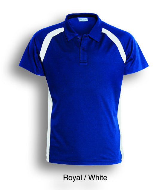 Bocini Kids Team Essentials Short Sleeve Contrast Panel Polo-(CP0939)
