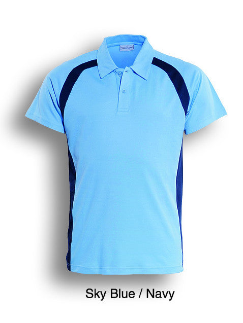 Bocini Kids Team Essentials Short Sleeve Contrast Panel Polo-(CP0939)