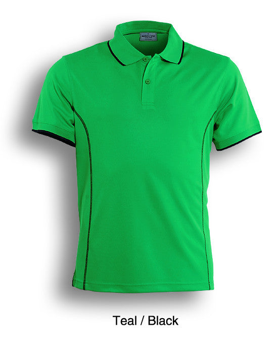 Bocini Ladies Stitch Feature Essential Short Sleeve Polo -(CP0920)