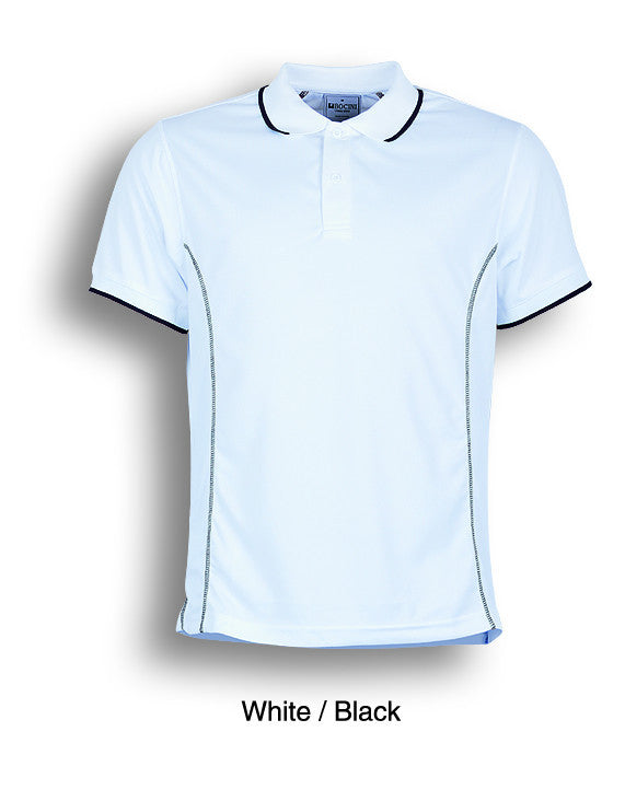 Bocini Ladies Stitch Feature Essential Short Sleeve Polo -(CP0920)