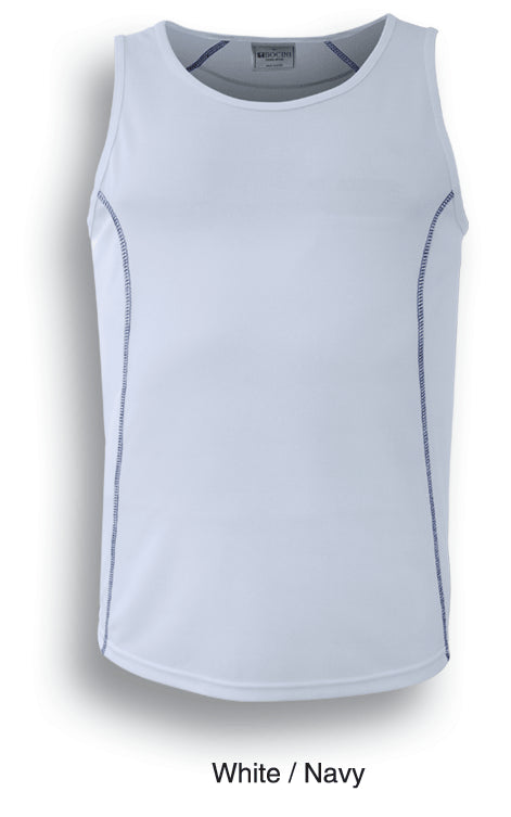 Bocini Ladies Stitch Essential Singlet-(CT0927)