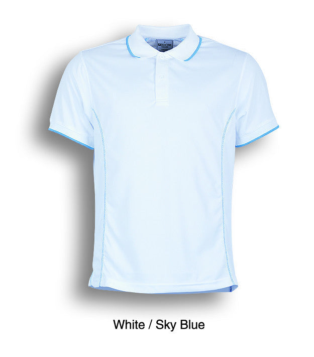 Bocini Ladies Stitch Feature Essential Short Sleeve Polo -(CP0920)