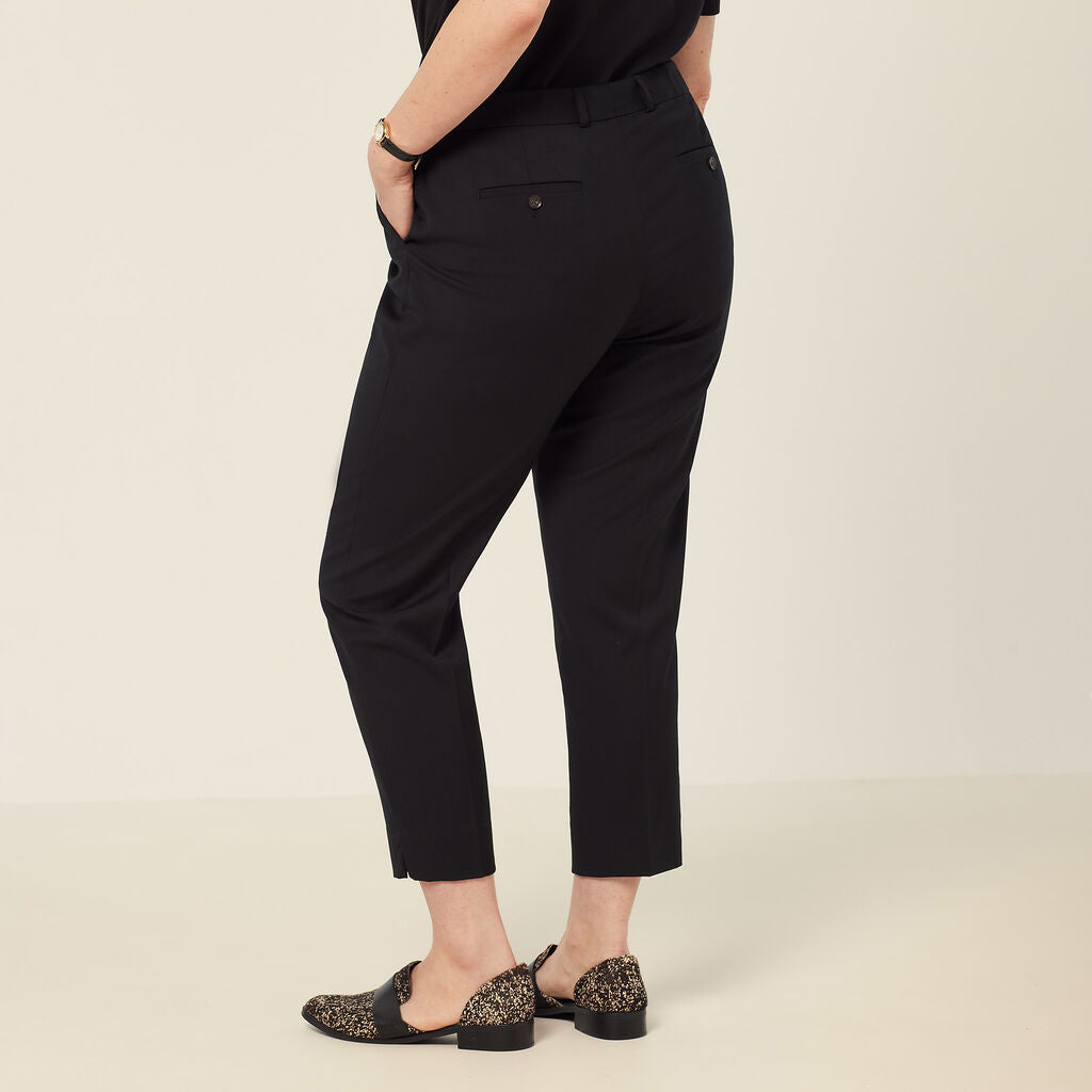 NNT Uniforms Wool Blend Twill Secret Waist Slim Leg Pant (CAT3YH)