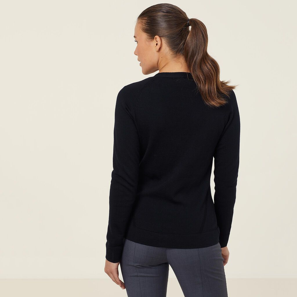 NNT Uniforms Merino Wool Detail Cardigan (CAT5AP)