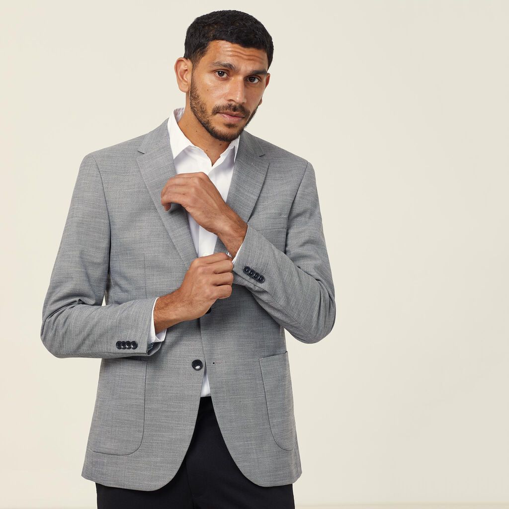 NNT Uniforms Half Lined 2 Button Linen Look Jacket(CATB94)