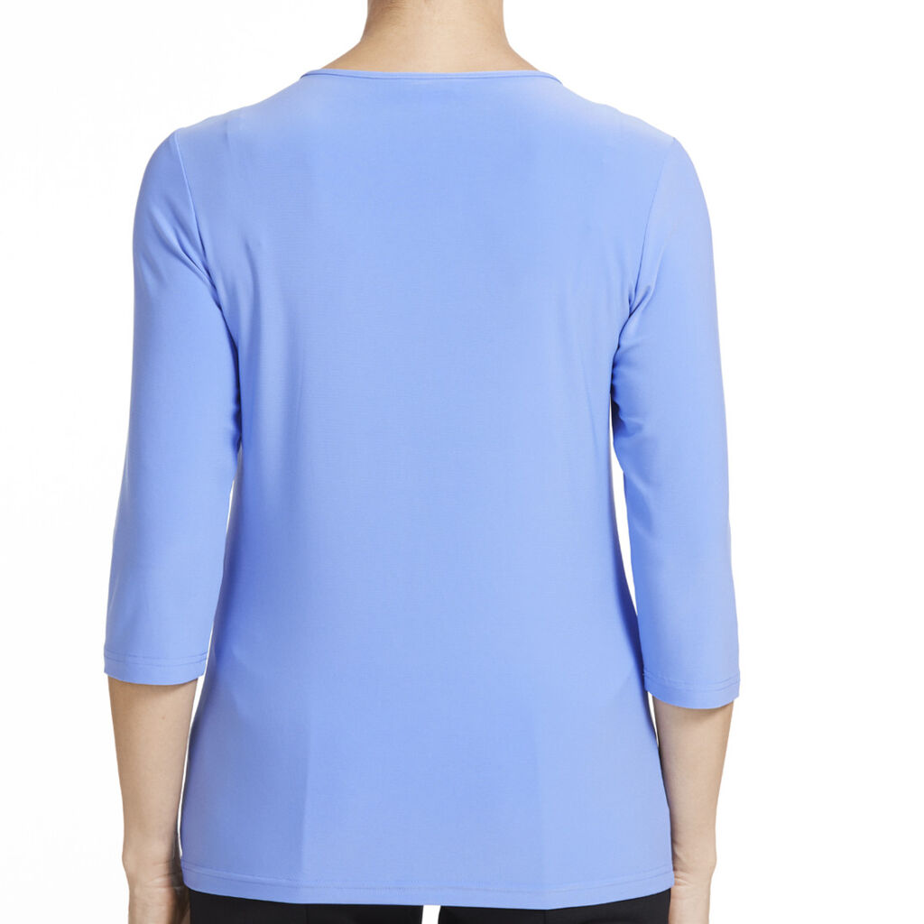 NNT Uniforms Soft Jersey 3/4 Round Neck T-top With Drape Detail (CATU9Q)