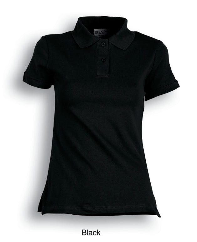 Bocini Pique Knit Fitted Cotton Polo-(CP0756)