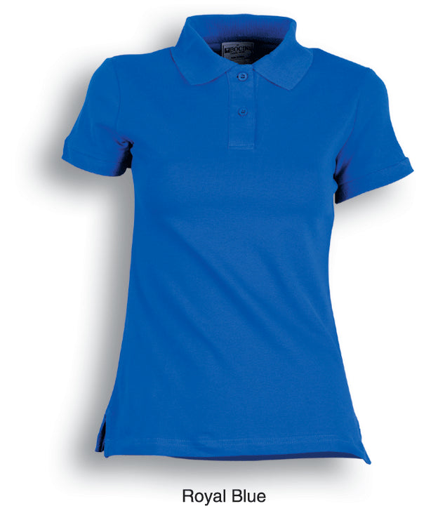 Bocini Pique Knit Fitted Cotton Polo-(CP0756)