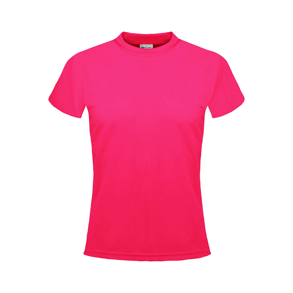 Bocini Ladies Plain Breezeway Micromesh Tee-(CT2406)