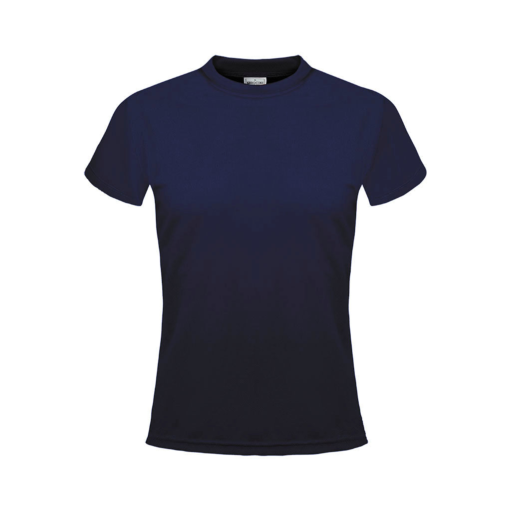 Bocini Ladies Plain Breezeway Micromesh Tee-(CT2406)