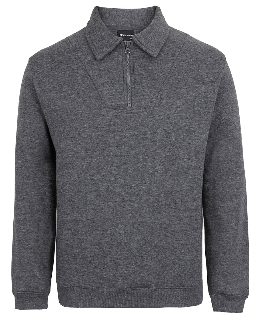 JB's Adults Half Zip Fleecy Sweat (3FSZ)