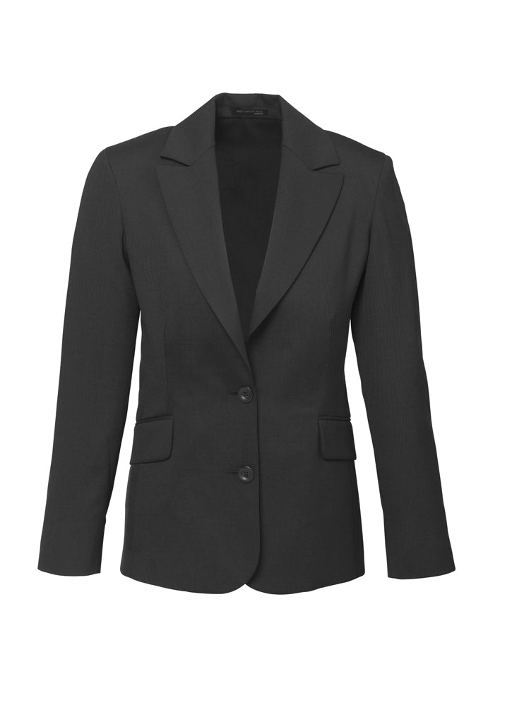Biz Corporate Comfort Wool Stretch Womens Longline Jacket(64012)