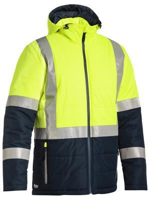Bisley Taped Two Tone Hi Vis Puffer Jacket(BJ6929HT)