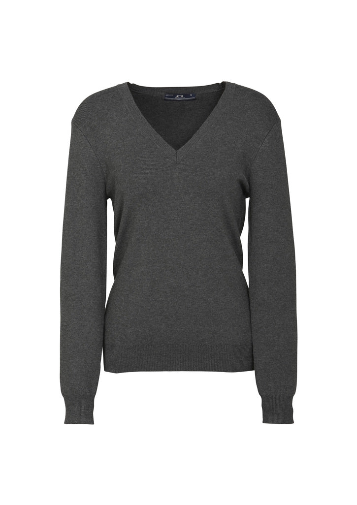 Biz Collection Womens V-Neck Knit Pullover (LP3506)