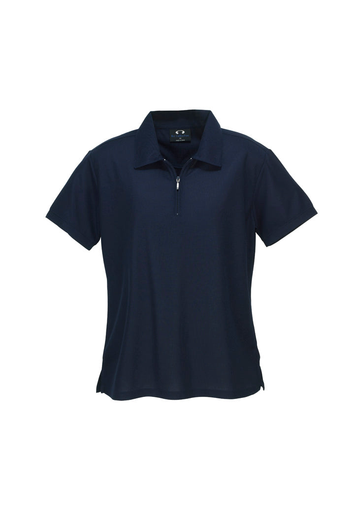 Biz Collection Womens Micro Waffle S/S Polo (P3325)