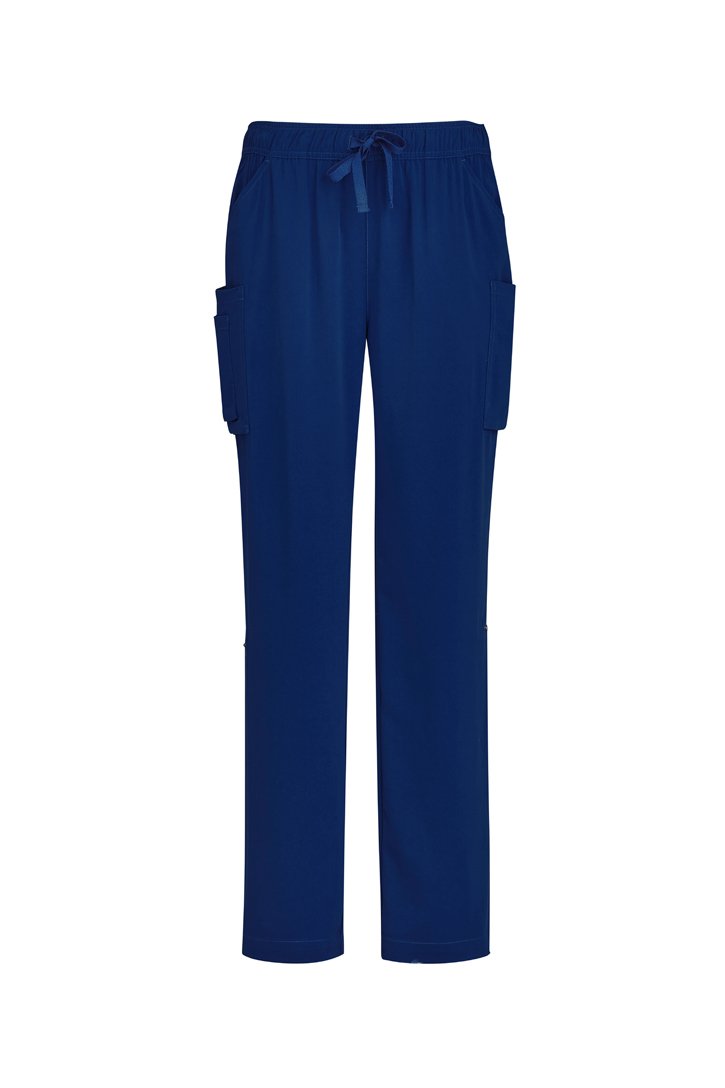 Biz Care Womens Avery Multi-pocket Straight Leg Pant (CSP944LL)