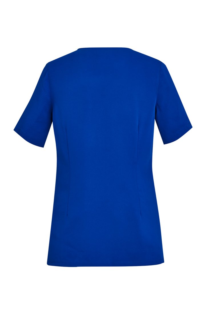 Biz Care Womens Tailored Fit Round Neck Scrub Top CST942LS