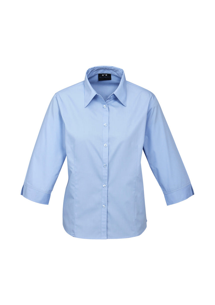 Biz Collection Womens Base 3/4 Sleeve Shirt (S10521)