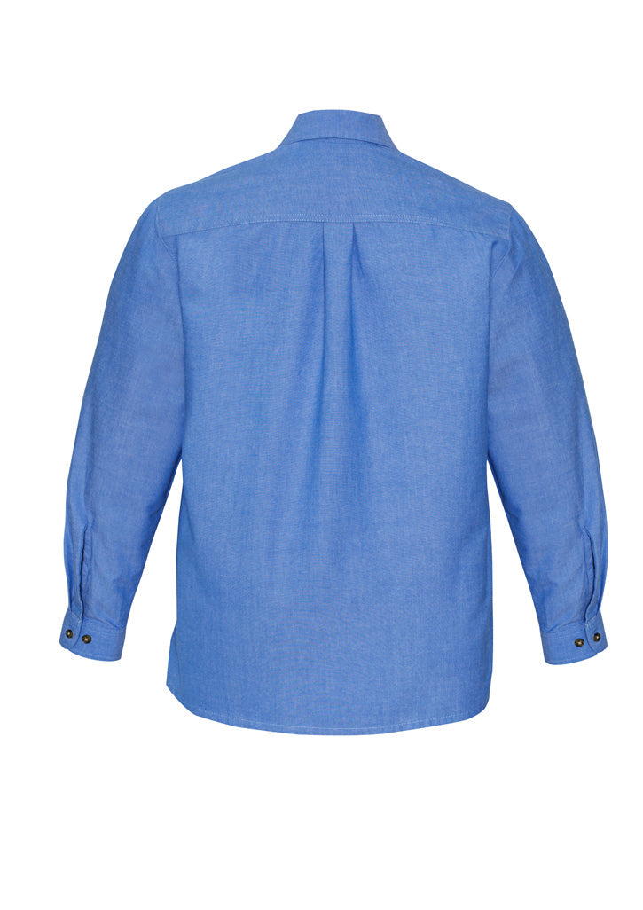 Biz Collection Mens Chambray L/S Shirt(SH112)