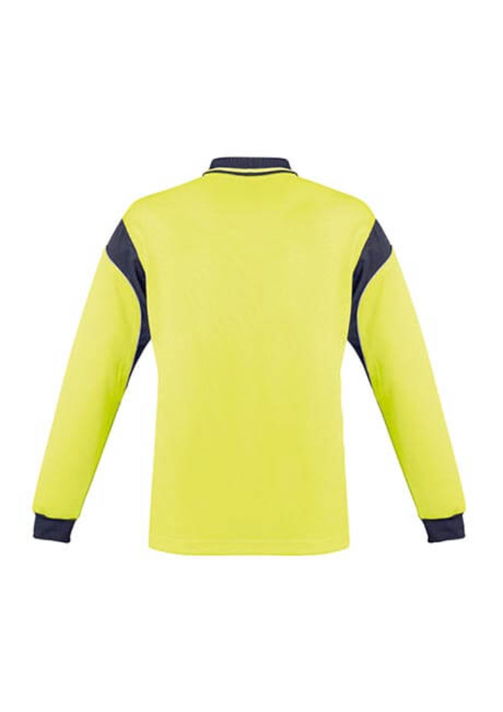 Syzmik Mens Hi Vis Aztec Long Sleeve Polo (ZH249)
