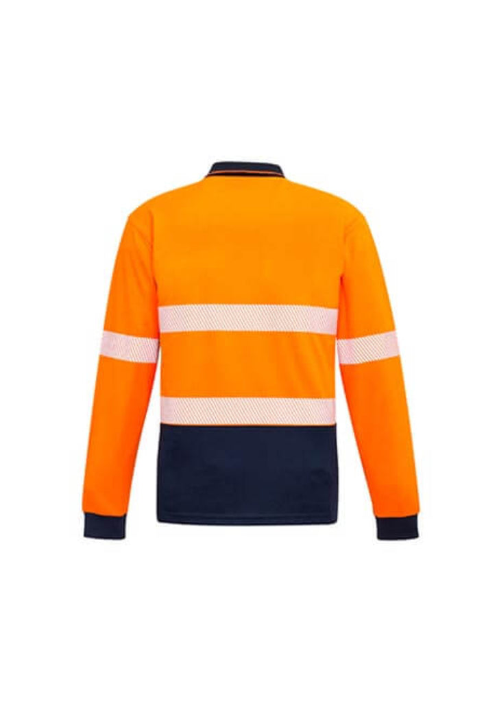 Syzmik Unisex Hi Vis Segmented L/S Polo - (ZH530)
