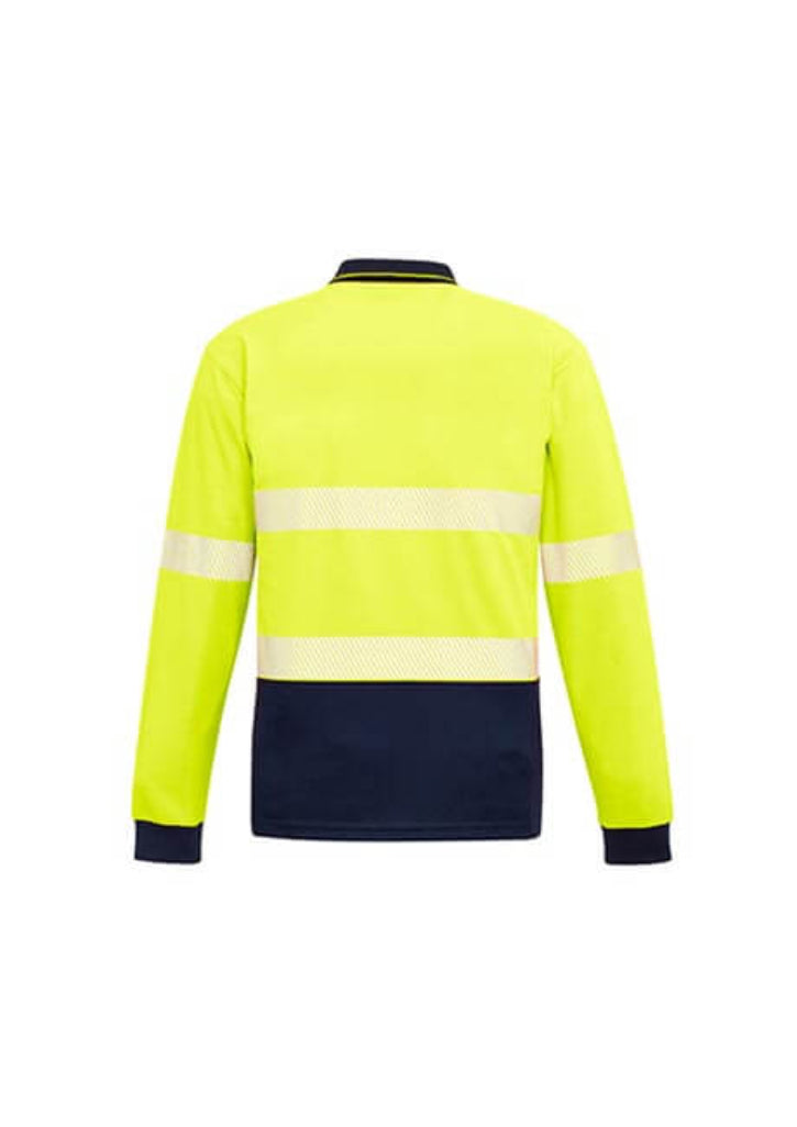Syzmik Unisex Hi Vis Segmented L/S Polo - (ZH530)