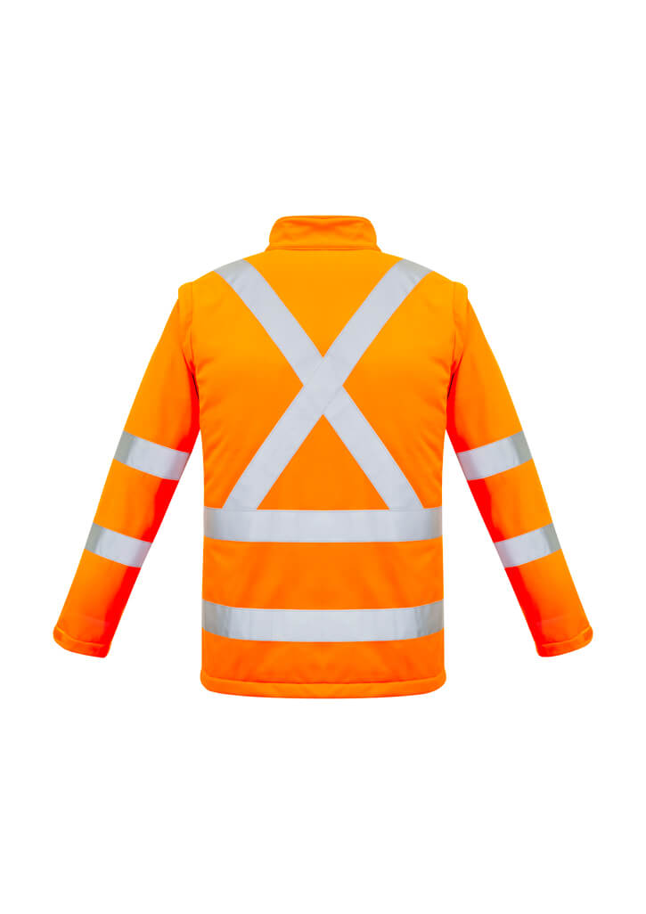 Syzmik Unisex Hi Vis 2 In 1 X Back Soft Shell Jacket (ZJ680)