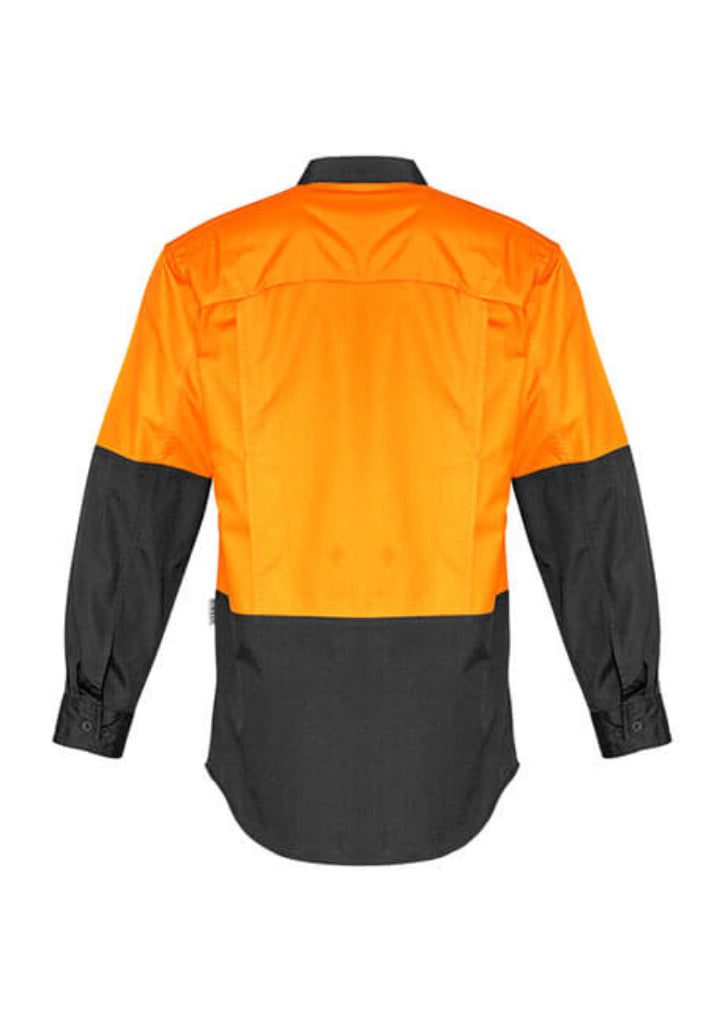 Syzmik Mens Rugged Cooling Hi Vis L/S Shirt (ZW128)