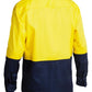 Bisley 2 Tone Closed Front Hi Vis Drill Shirt - Long Sleeve-(BSC6267)